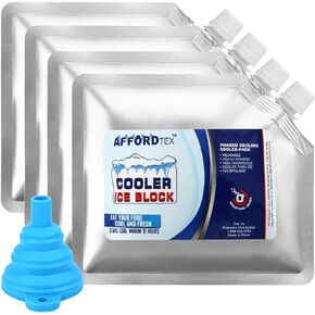 Reusable Ice Packs for Cooler 4 Pack Cooler Ice Packs for Coolers Reusable Ice Packs Long Lasting for All Outside Activty