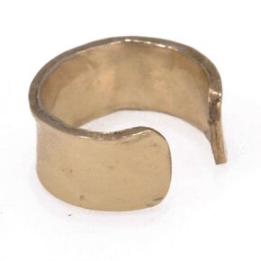 Gold-Filled Ear Cuff for Non Pierced Ears Cartilage helix Hammered Ear Cuff for Women Jewelry Earring