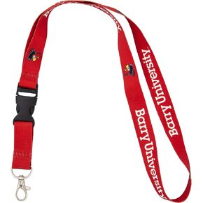 Desert Cactus Barry University Lanyard Buccaneers Car Keys ID Badge Holder Keychain Detachable Breakaway Snap Buckle (Red)