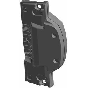 Polaris ATV Passenger Bun Seat, Gloss Black, Genuine OEM Part 5436845-070, Qty 1