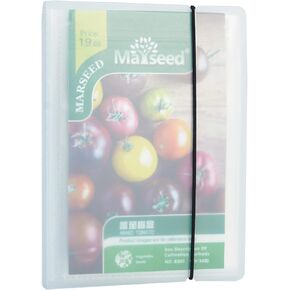 4’’x 6’’ Clear Pocket Garden Seed Storage Keeper Packet Organizer Holder 40 Sheet Protector Binder Book