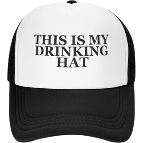 This is My Drinking Hat Hat Unisex Adult Trucker Hats Adjustable Cap for Adults Classic Fishing Caps