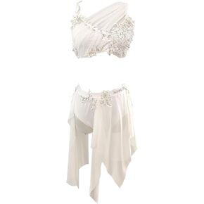 White Lyrical Dance Dress, Dance Out of Purity and Elegance