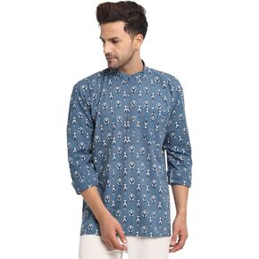 Cotton Jaipuri Printed Waist Length Short Kurta only, Ethnic Traditional Wear