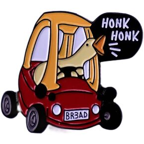 Hook Hook! Road Rage Syndrome Enamel Pin Cartoon Goose Road Anger Badge Brooch For Backpacks