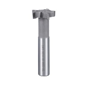 uxcell HSS-AL T Slot End Mill Milling Cutter 8 Flutes 32mm Cutting Dia 10mm Depth