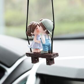 Rear View Mirror Hanging Accessories of Swinging Lovers Cool Swinging Lovers Car Hanging Ornament Pendant Interior Rearview Mirror Decoration (Standing)