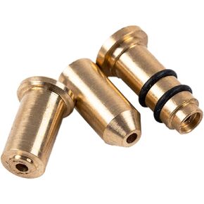 Gas Refill Adapter, 3pcs/Set Brass Gas Refill Adapter for S.T Dunhill Lighter/for Dupont Small Lighter,Easy to Install Gas Refill Adapter for Camping Outdoor Gas Cylinder Tank Accessories