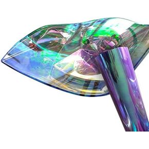 Gloss Chameleon Vinyl Headlight Wet Tinting Adhesive Extra Large 12 Inchx 60 Inch Wrap Roll (Blue Rainbow)