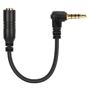 TRS to TRRS Converter Adapter Cable, TRS to TRRS Adapter, Male Female 3.5mm Earphone Headphone Microphone Converter Adapter Cable Line for Smartphone