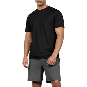 ODODOS Men's Quick Dry Short Sleeve Shirts UPF 50+ Sun Protection SPF Athletic Tops Workout T-Shirts