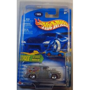 Hot Wheels 2003 Work Crewsers 1956 Ford SILVER Atomix 2/10 # 145 1:64 Scale