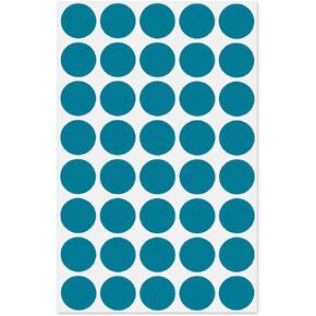 7060 Color Coding Dots 1000 Count Label Sticker, Color Sticker dots, Blank Price Sticker, Office and Classroom Supplies, Ocean Blue