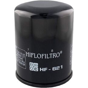 HiFloFiltro HF621-2 Premium Oil Filter, 2-Pack