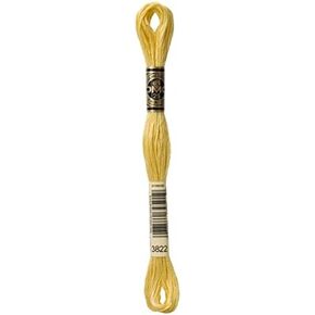 DMC Stranded Cotton Embroidery Thread 3822 - per skein