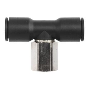 PCNY2602-06-06-04 Glass Reinforced Nylon Female Branch Tee Push-to-Connect PCNY Fitting, 1/4" NPT Thread, 3/8" Tube x 1/4" Male NPT x 3/8" Tube