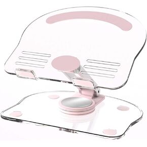360 Degree Rotating Mobile Tablet Stand, Adjustable Tablet Holder-Adjustable Foldable Desktop Table Holder Stand Base,Multi-Angle, Non-Slip Silicone Base,Portable iPad Stand for Desk