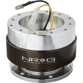 NRG Innovations SRK-100BC Silver/Black Chrome Quick Release Kit