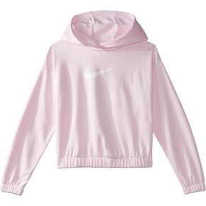Nike Girl's Therma-FIT™ Hoodie (Little Kids/Big Kids) Pink Foam/White XL (18-20 Big Kid) in Saudi Arabia