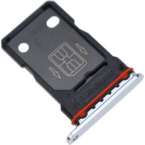 Dual SIM Card Tray for OnePlus 9 Pro LE2121 SIM Card Holder for LE2121 SIM Card Slot Replacement for LE2125 LE2123 Silver