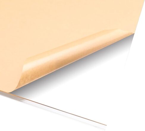 Heyiarbeit 16.54" x 11.69" White Acrylic Sheet Cast Plexiglass Plastic Sheet 0.08" Thick, for Lamps, Construction, Handicrafts, Model Making and Hobby Use in Saudi Arabia