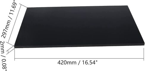 Heyiarbeit 16.54" x 11.69" White Acrylic Sheet Cast Plexiglass Plastic Sheet 0.08" Thick, for Lamps, Construction, Handicrafts, Model Making and Hobby Use in Saudi Arabia