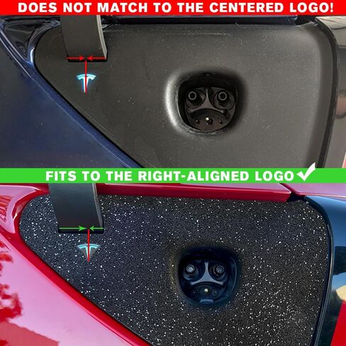 IPG for Tesla Model 3 - Model Y Charge Port 2021-23 Wrap Decals Stickers - Emblem Do it Yourself Stickers Set Personalize Your Model 3-Y (Black Carbon Fiber) in Saudi Arabia
