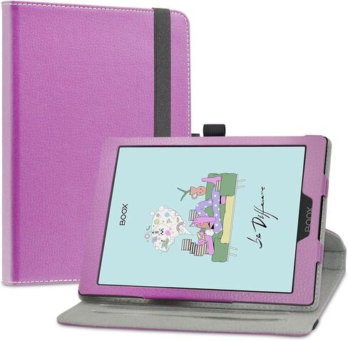 LiuShan متوافق مع حافظة BOOX Tab Mini C الدوارة، غطاء من البولي يوريثان بحامل يدور 360 درجة لجهاز تابلت BOOX Tab Mini C مقاس 7.8 بوصة (لا يناسب الأجهزة اللوحية الأخرى)، أرجواني in Kuwait