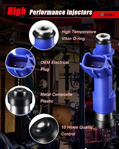 Fuel Injectors Fits for:-Toyota 2005-2008 Corolla 1.8L, 2006-2018 Yaris 1.5L for:-Pontiac 2005-2008 Vibe 1.8L 4PCS OE#23250-0D050 FJ847 in Saudi Arabia