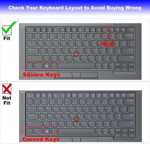 غطاء لوحة مفاتيح مطبوع كبير لجهاز Lenovo Thinkpad x1 Carbon Gen 11/10 14 بوصة، ThinkPad X1 Yoga Gen 8/7، ThinkPad T14 T14s Gen 4/3، ThinkPad L14 P14s Gen 4/3، Thinkpad E14 Gen 5 (غير مناسب T14 L14 P14s) الجنرال 2 1) in Saudi Arabia