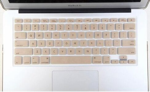 Se7enline متوافق مع MacBook Air 13 بوصة وMacBook Pro 13 بوصة 15 بوصة 17 بوصة غطاء حماية للوحة المفاتيح A1369، A1466،A1502، A1425،A1278، A1398،A1286 2010/2011/2012/2013/2014/2015/2016، ذهبي in Kuwait