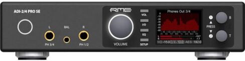 RME ADI-2/4 Pro SE 2-AD/4-DA 768 كيلو هرتز، حزمة محول عالي الأداء (الإصدار الأسود) مع سماعات رأس AKG K240 Studio Pro وكابل XLR-XLR in Saudi Arabia