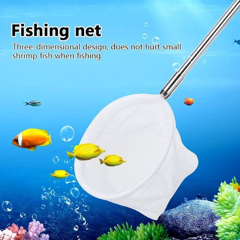 01 Fishing Net, Fishing Catch Net, Long Handled Fishing Net Retractable Fishing Net Telescoping for Fishes Crab Shrimps Lobster in Saudi Arabia