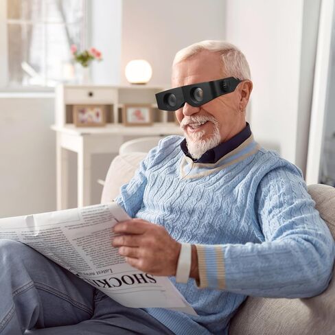 نظارات مجهر بدون استخدام اليدين مجهر تكبير 400% لصيد الأسماك ومشاهدة الطيور والرياضة والحفلات الموسيقية والمسرح والأوبرا والتلفزيون ورؤية المعالم ونظارات الأوبرا بدون استخدام اليدين in Kuwait