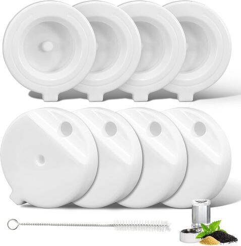 Gravity Pet Water Fountain Filters, Automatic Pet Waterer Replacement Filters for 3.6L/4.6L/6L/8L Dog Water Dispenser(4 Filters with 1Brush) in Saudi Arabia