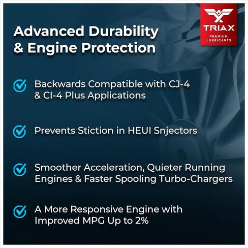 ترياكس فليت الترا ESP 10W-30 API CK-4 مزيج صناعي مرخص، أداء المولي والبورون معزز، زيت محرك ديزل عالي التحمل، متوافق مع فولفو، ماك، كومينز، DD (سطل 5 جالون) in Saudi Arabia
