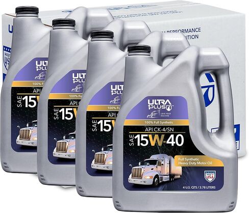Ultra1Plus™ SAE 15W-40 Full Synthetic Heavy-Duty Motor Oil, API CK-4/SN - Diesel Engine Oil in Saudi Arabia