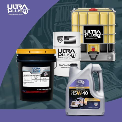 Ultra1Plus™ SAE 15W-40 Full Synthetic Heavy-Duty Motor Oil, API CK-4/SN - Diesel Engine Oil in Saudi Arabia