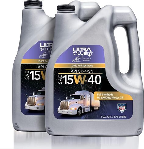 Ultra1Plus™ SAE 15W-40 Full Synthetic Heavy-Duty Motor Oil, API CK-4/SN - Diesel Engine Oil in Saudi Arabia