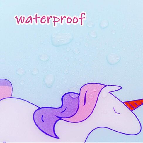 مجلد ملفات 5 جيوب - حرف وحيد القرن لطيف A4 أكورديون موسع ملف ورقي لتنظيم المستندات مع غطاء (وردي) in Kuwait