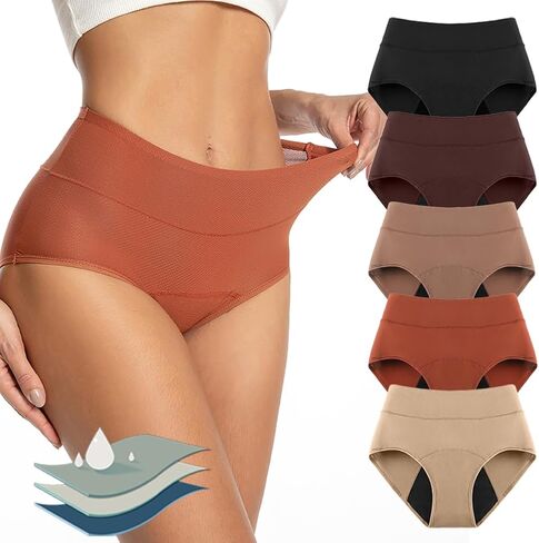 Kvitko Period Underwear for Women 3 Layers Breathable Menstrual Period Panties in Saudi Arabia