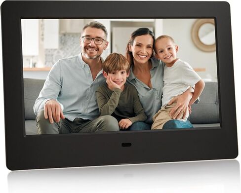 إطار صور رقمي IPS مقاس 7 بوصة | شاشة عالية الدقة 1024x600 | الكل في واحد: الصور والموسيقى والفيديو والتقويم والساعة | التحكم عن بعد | بطاقة USB/SD in Kuwait