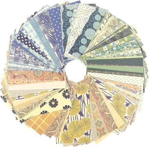 180 Sheets Vintage Flower Scrapbooking Paper 5.1 x 3.2 Inches Decorative Plant Paper Stickers Aesthetic Scrapbook Paper for Journaling DIY Craft Embellishment in Saudi Arabia