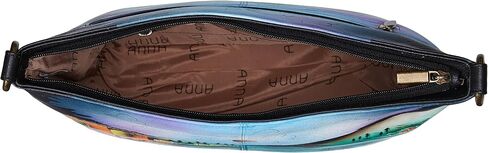 Anna by Anuschka Women’s Hand Painted Genuine Leather Shoulder Hobo in Saudi Arabia