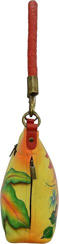 Anna by Anuschka Women’s Hand Painted Genuine Leather Shoulder Hobo in Saudi Arabia