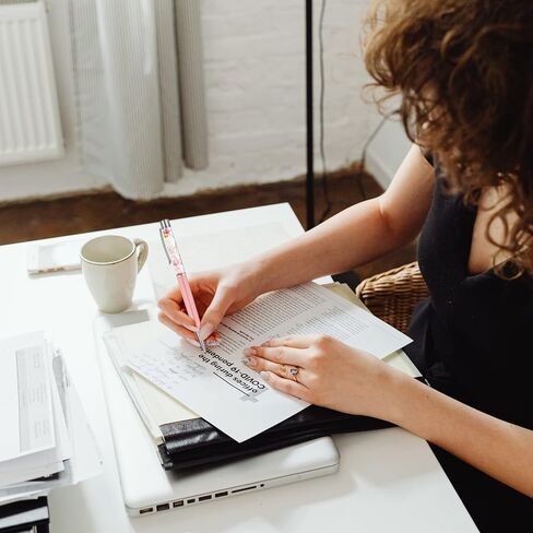 Ballpoint Pens, 24pcs Breast Cancer Awareness Bulk Items Pens Pink Faith Message Retractable Pens Black Ink Bulk Pens 2023 for Women Girls Gift Public Events Charity Office Supplies in Saudi Arabia