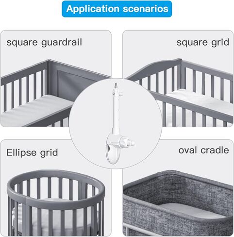 Flexible Crib Mount for Infant Optics DXR-8 and Optics DXR-8 PRO Baby Monitor in Kuwait