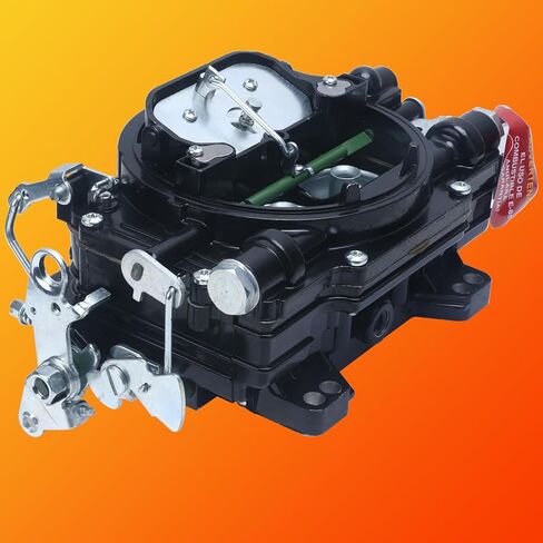مكربن ​​الاختناق الكهربائي 1406 أداء 600 CFM مربع التجويف 4 أسطوانات صمام هواء كارب (أسود) يستبدل تحديث المكربن ​​edelbrock 1406 بمعزز حلقي in Kuwait