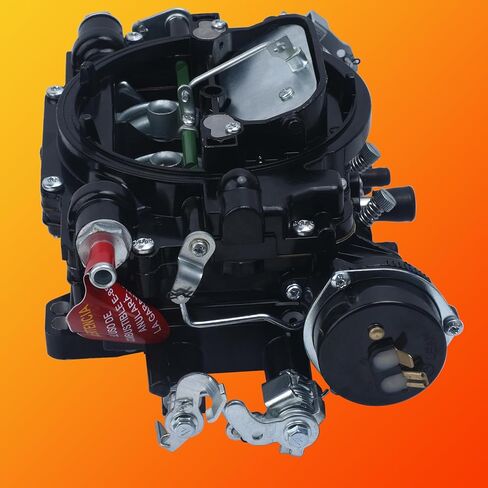 مكربن ​​الاختناق الكهربائي 1406 أداء 600 CFM مربع التجويف 4 أسطوانات صمام هواء كارب (أسود) يستبدل تحديث المكربن ​​edelbrock 1406 بمعزز حلقي in Kuwait