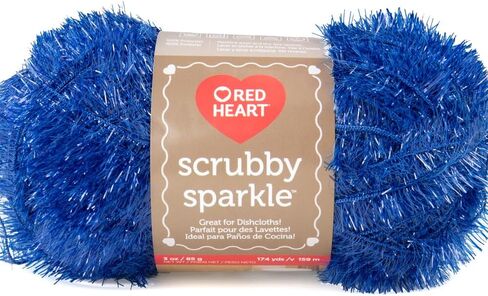 Red Heart Sparkle Scrubby Yarn – Perfect for Knitted or Crocheted Washcloths – Avocado in Saudi Arabia